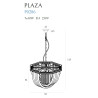Pakabinamas šviestuvas PLAZA ∅ 52 cm - 4 - 690,68 €