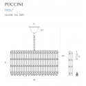 Pakabinamas šviestuvas PUCCINI 60cm - 5 - 823,47 €