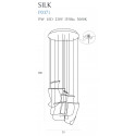 Pakabinamas šviestuvas SILK - 4 - 953,46 €