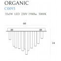 Plafonas ORGANIC 33x1 COPPER - 3 - 1 009,04 €