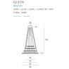 Pakabinamas šviestuvas QUEEN IV CHROM, DIM - 2 - 1 391,81 €
