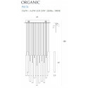 Pakabinamas šviestuvas ORGANIC 33x1 COOPER - 6 - 1 416,23 €