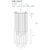 Pakabinamas šviestuvas ORGANIC 33x1 COPPER, DIM - 6 - 1 465,07 €