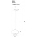 Pakabinamas šviestuvas VOX auksinė - 6 - 132,33 €