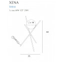Stalinė lempa XENA - 2 - 72,55 €