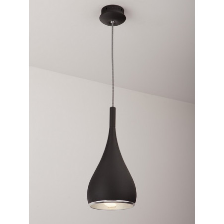 Pakabinamas šviestuvas VIGO I juodas - 3 - 83,95 €