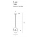 Pakabinamas šviestuvas SPIRIT I TRANSPARENT - 2 - 92,78 €