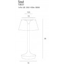 Stalinė lempa SOUL CLEAR - 2 - 114,42 €