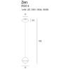 Pakabinamas šviestuvas ZEN 1 vario - 3 - 157,20 €