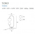 Stalinė lempa TORO - 6 - 162,55 €