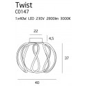 Plafonas TWIST - 4 - 168,37 €