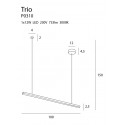 Pakabinamas šviestuvas TRIO 1 - 2 - 185,11 €