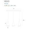 Pakabinamas šviestuvas VIGO III CHROM - 3 - 261,15 €