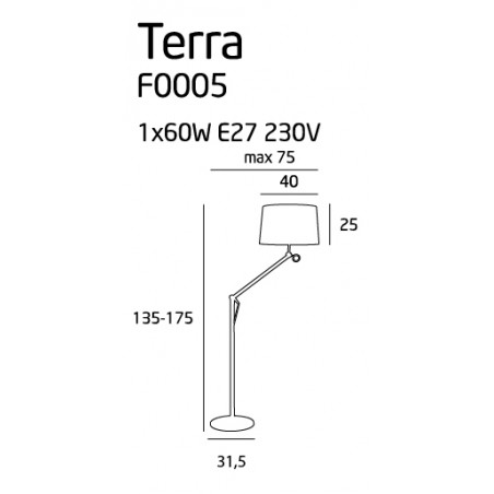 Toršeras TERRA - 5 - 315,34 €
