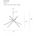 Pakabinamas šviestuvas SPIDER - 4 - 363,71 €