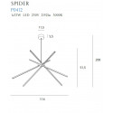 Pakabinamas šviestuvas SPIDER BLACK - 3 - 363,71 €