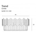Plafonas TREND 45cm - 4 - 604,40 €
