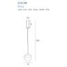 Pakabinamas šviestuvas ZOOM juodas, 6W LED - 5 - 185,81 €