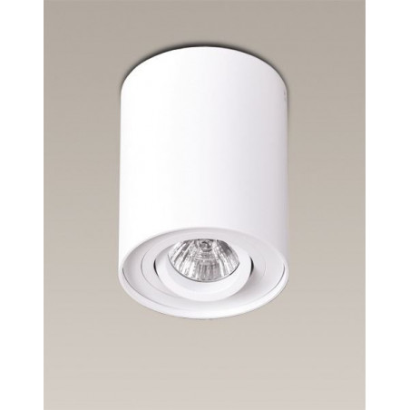 Lubinis šviestuvas BASIC ROUND baltas - 2 - 21,62 €