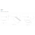 Lubinis šviestuvas ARTU - 4 - 69,54 €