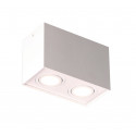 Lubinis šviestuvas BASIC SQUARE baltas dvigubas - 3 - 56,05 €