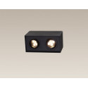 Lubinis šviestuvas BASIC SQUARE juodas dvigubas - 3 - 56,05 €