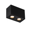 Lubinis šviestuvas BASIC SQUARE juodas dvigubas - 2 - 56,05 €