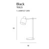 Stalinė lempa BLACK - 6 - 78,14 €