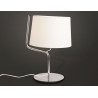 Stalinė lempa CHICAGO CHROM su baltu gaubtu - 1 - 99,99 €