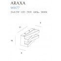 Sieninis šviestuvas ARAXA baltas - 4 - 113,72 €