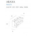 Sieninis šviestuvas ARAXA juodas - 3 - 113,72 €