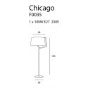 Toršeras CHICAGO baltas su baltu gaubtu - 3 - 255,58 €