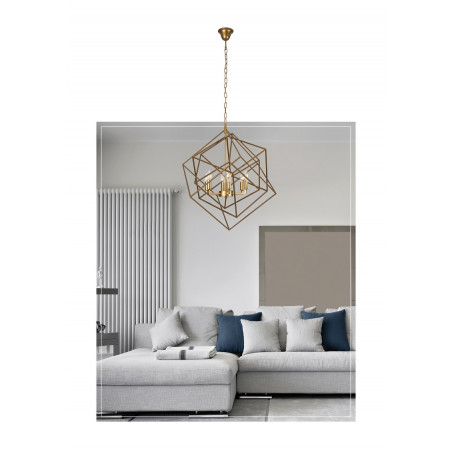 Pakabinamas šviestuvas ANDORA žalvario - 3 - 476,03 €