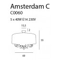 Plafonas AMSTERDAM 60 cm - 5 - 495,57 €