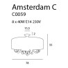 Plafonas AMSTERDAM 78 cm - 4 - 695,33 €