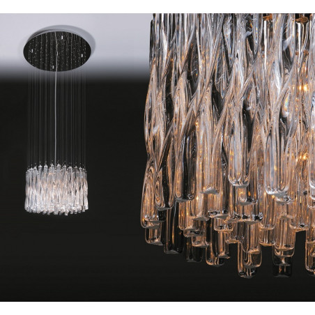 Pakabinamas šviestuvas BILBAO mažas CLEAR 50 cm - 3 - 773,23 €