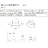 Lubiniai šviestuvai - Įleidžiamas šviestuvas BELLATRIX BATH baltas, IP54, be LED modulio - 16,81 €