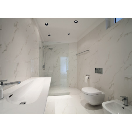 Lubiniai šviestuvai - Įleidžiamas šviestuvas BELLATRIX BATH juodas, IP54, be LED modulio - 16,81 €