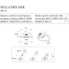 Lubiniai šviestuvai - Įleidžiamas šviestuvas BELLATRIX SIDE juodas, be LED modulio - 14,18 €