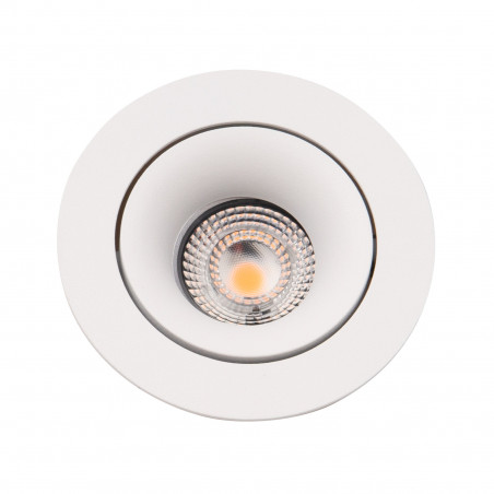 Lubiniai šviestuvai - Įleidžiamas šviestuvas BELLATRIX TILTED baltas, be LED modulio - 14,62 €