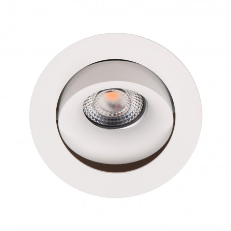 Lubiniai šviestuvai - Įleidžiamas šviestuvas BELLATRIX TILTED baltas, be LED modulio - 14,62 €
