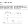 Lubiniai šviestuvai - Įleidžiamas šviestuvas BELLATRIX TILTED baltas, be LED modulio - 14,62 €