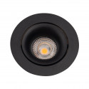 Lubiniai šviestuvai - Įleidžiamas šviestuvas BELLATRIX TILTED juodas, be LED modulio - 14,62 €