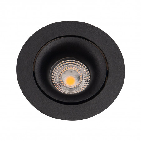 Lubiniai šviestuvai - Įleidžiamas šviestuvas BELLATRIX TILTED juodas, be LED modulio - 14,62 €