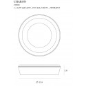 Lubiniai šviestuvai - Lubinis šviestuvas CHARON juodas IP65 - 93,84 €