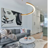 Pakabinami šviestuvai - Pakabinamas šviestuvas LOTUS 33W aukso spalvos - 1 246,57 €