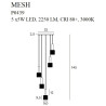 Pakabinami šviestuvai - Pakabinamas šviestuvas MESH V - 0,00 €