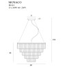 Pakabinami šviestuvai - Pakabinamas šviestuvas MONACO aukso spalvos Ø 60 cm - 740,58 €