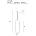 Pakabinami šviestuvai - Pakabinamas šviestuvas OLIVIA I - 0,00 €