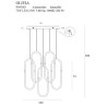 Pakabinami šviestuvai - Pakabinamas šviestuvas OLIVIA V - 0,00 €
